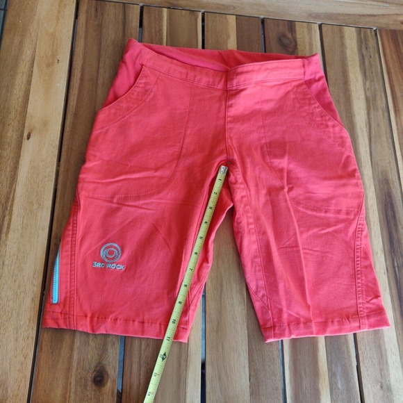 COPY - 3rd Rock Women's Shorts Rock Climbing Orange Size 6 Drawstring Waist - Picture 3 of 8